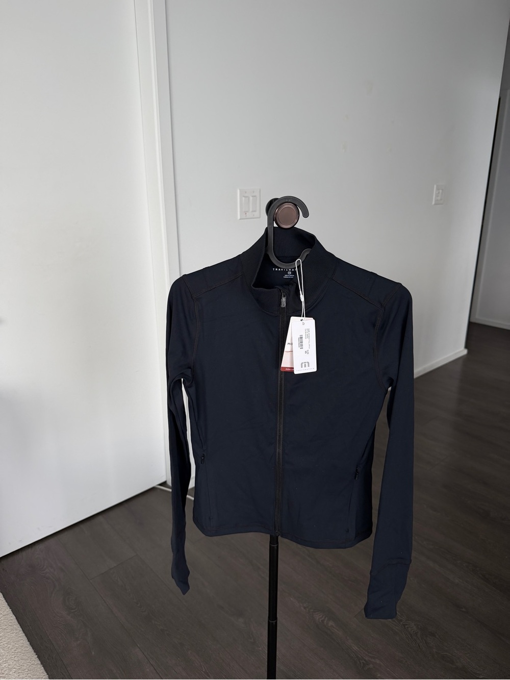 Black Women's Zip-Up Jacket